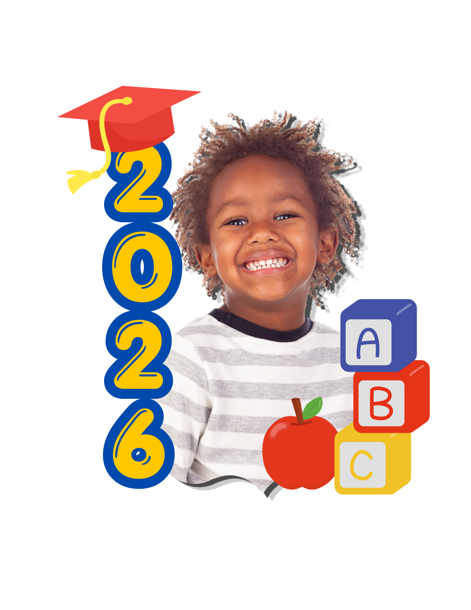 Pre-K / Kindergarten Graduate Photo Frame Fan Bundle - 4 Designs