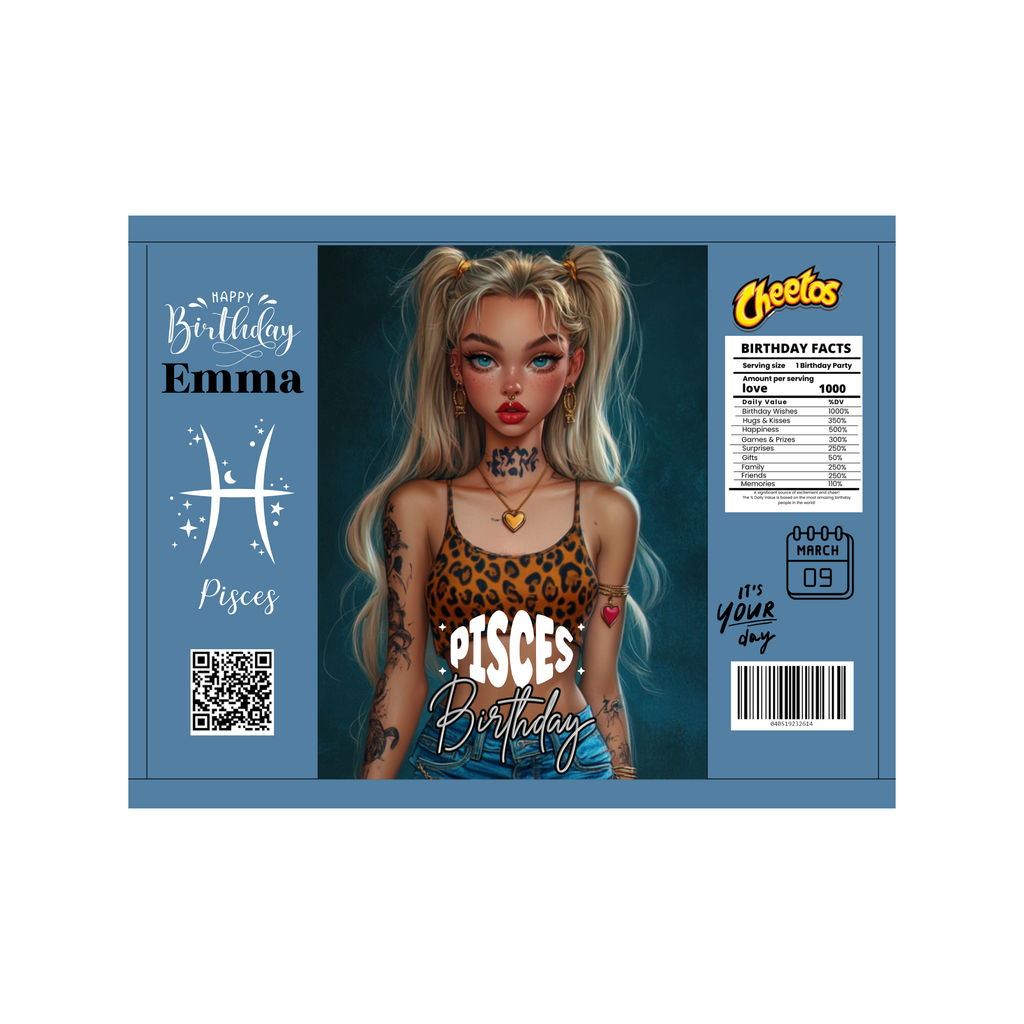 Chip Bag Editable Templates Bundle - 11 Designs