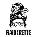 Las Vegas Raiderette Messy Bun