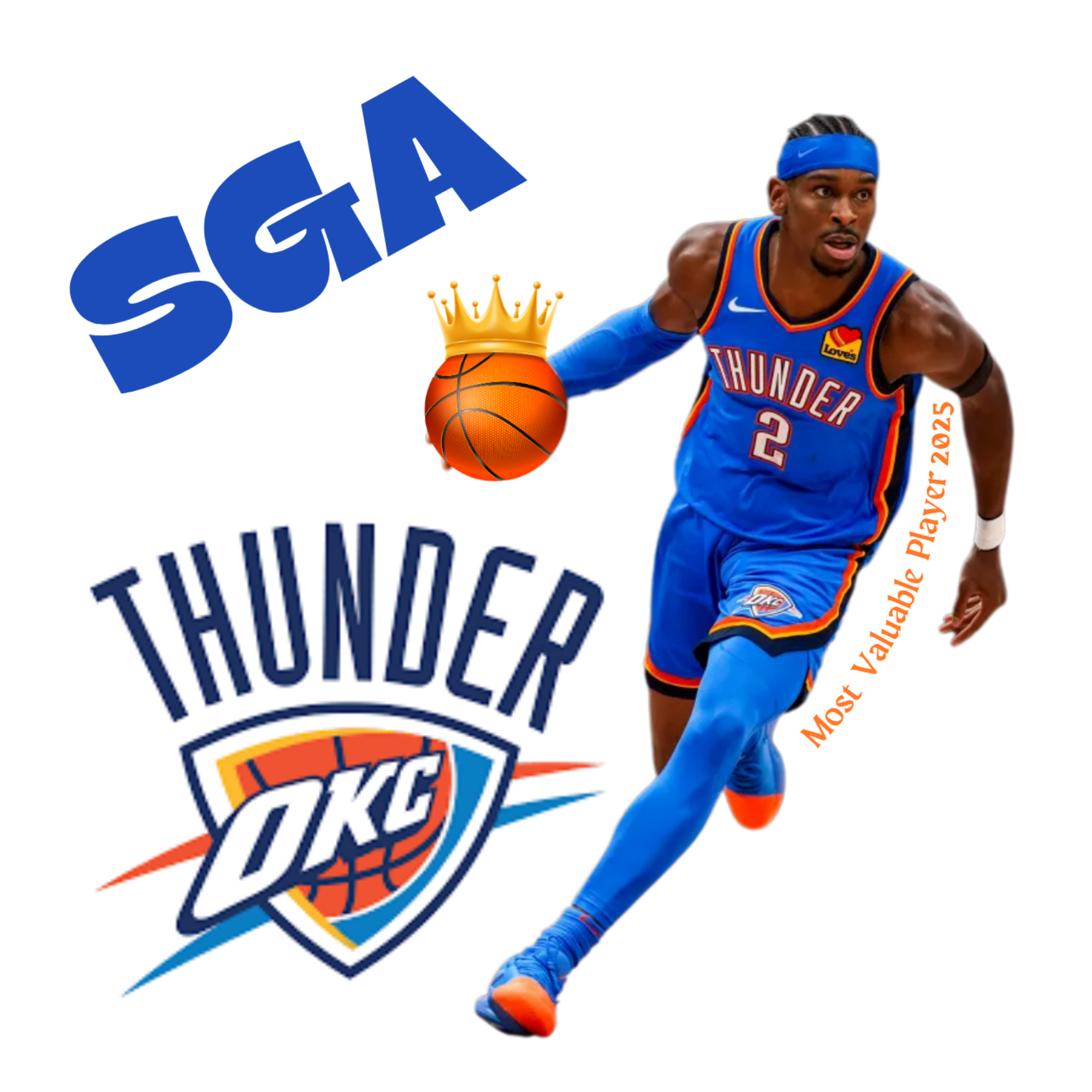 Oklahoma Thunder SGA Basketball Crown