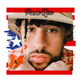 Bad Bunny Puerto Rico Flag Background