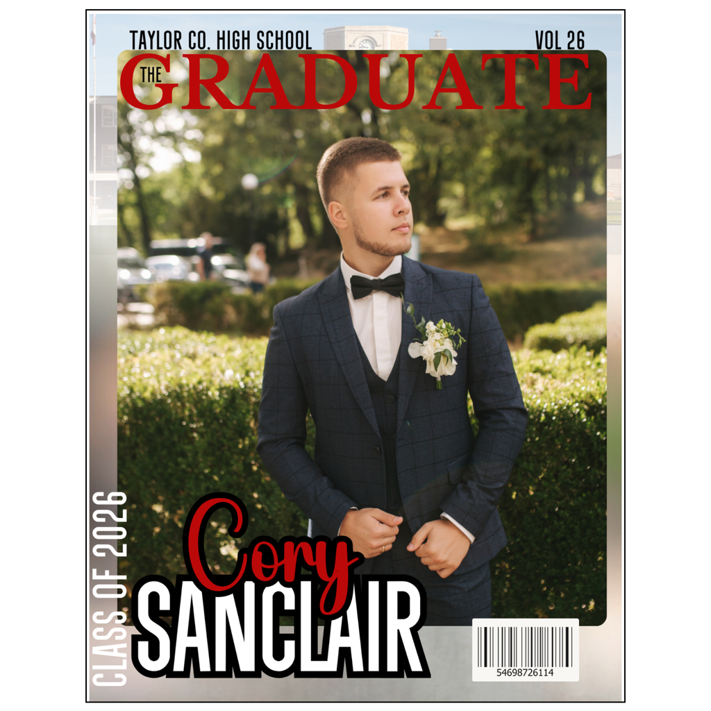 Graduate Magazine Cover Classic Bundle - 7 Designs