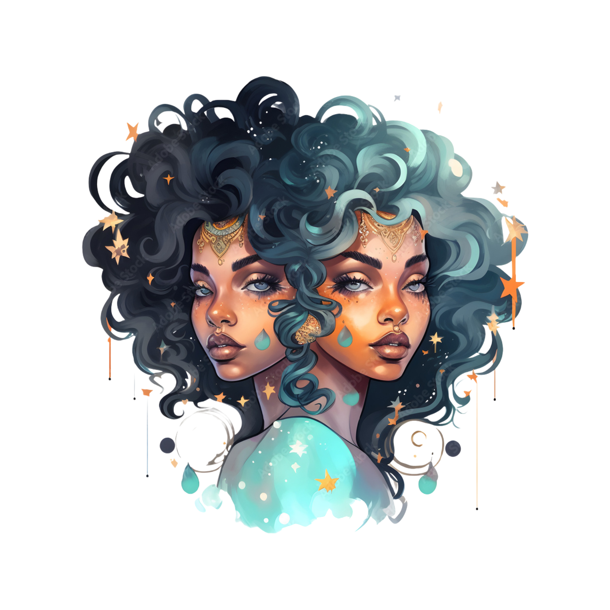 Green Eyes Gemini Twins