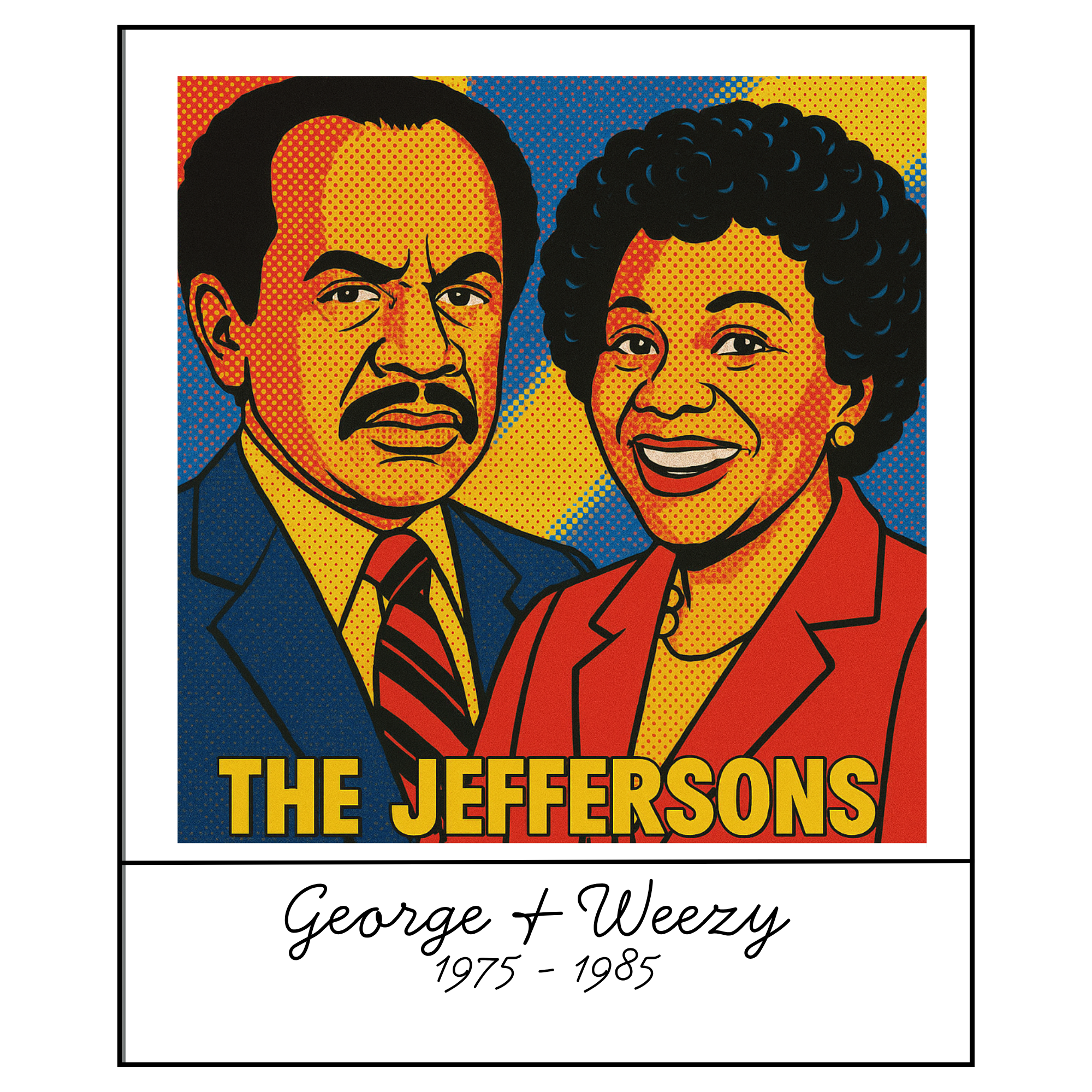 The Jeffersons Polaroid Picture