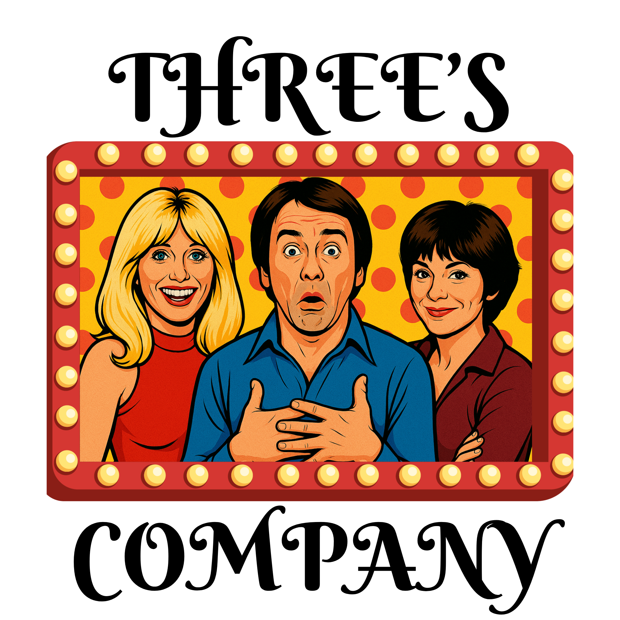 Three's Company Pop Art