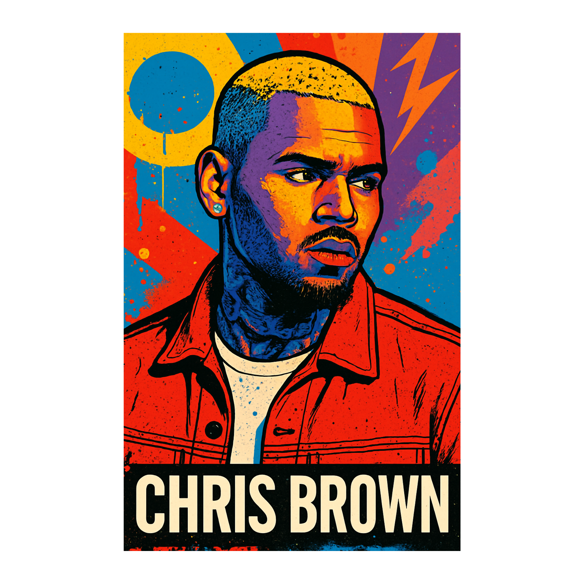 Chris Brown Colorful