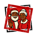 Mr. & Mrs. Claus Framed