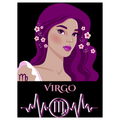 Virgo Purple Hair Beauty Heartbeat