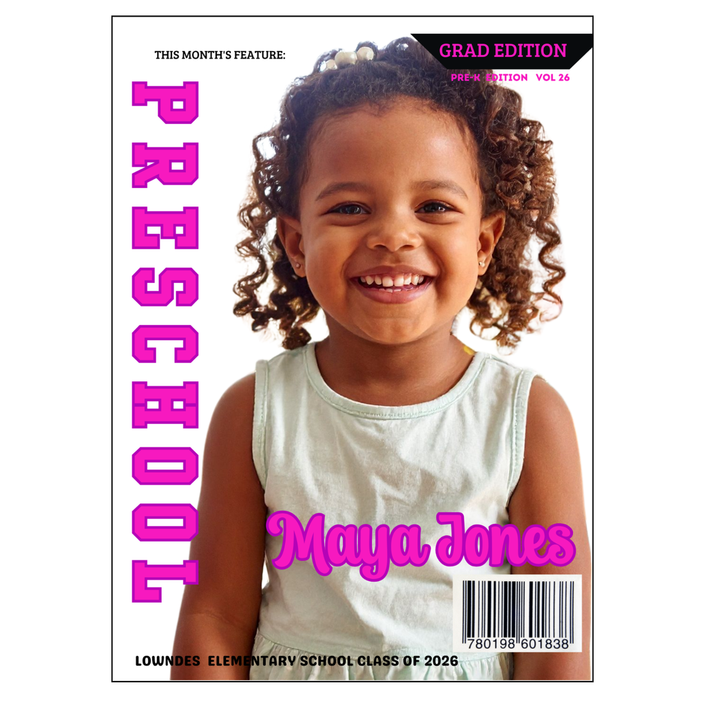 Pre-K / Kindergarten Graduate Magazine Covers Bundle - 7 Designs