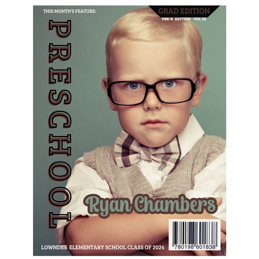 Pre-K / Kindergarten Graduate Magazine Covers Bundle - 7 Designs