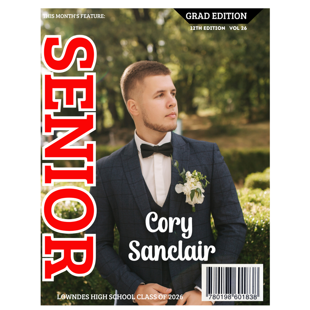 Senior Graduating Magazine Covers w/Photo Frames Bundle - 29 Designs