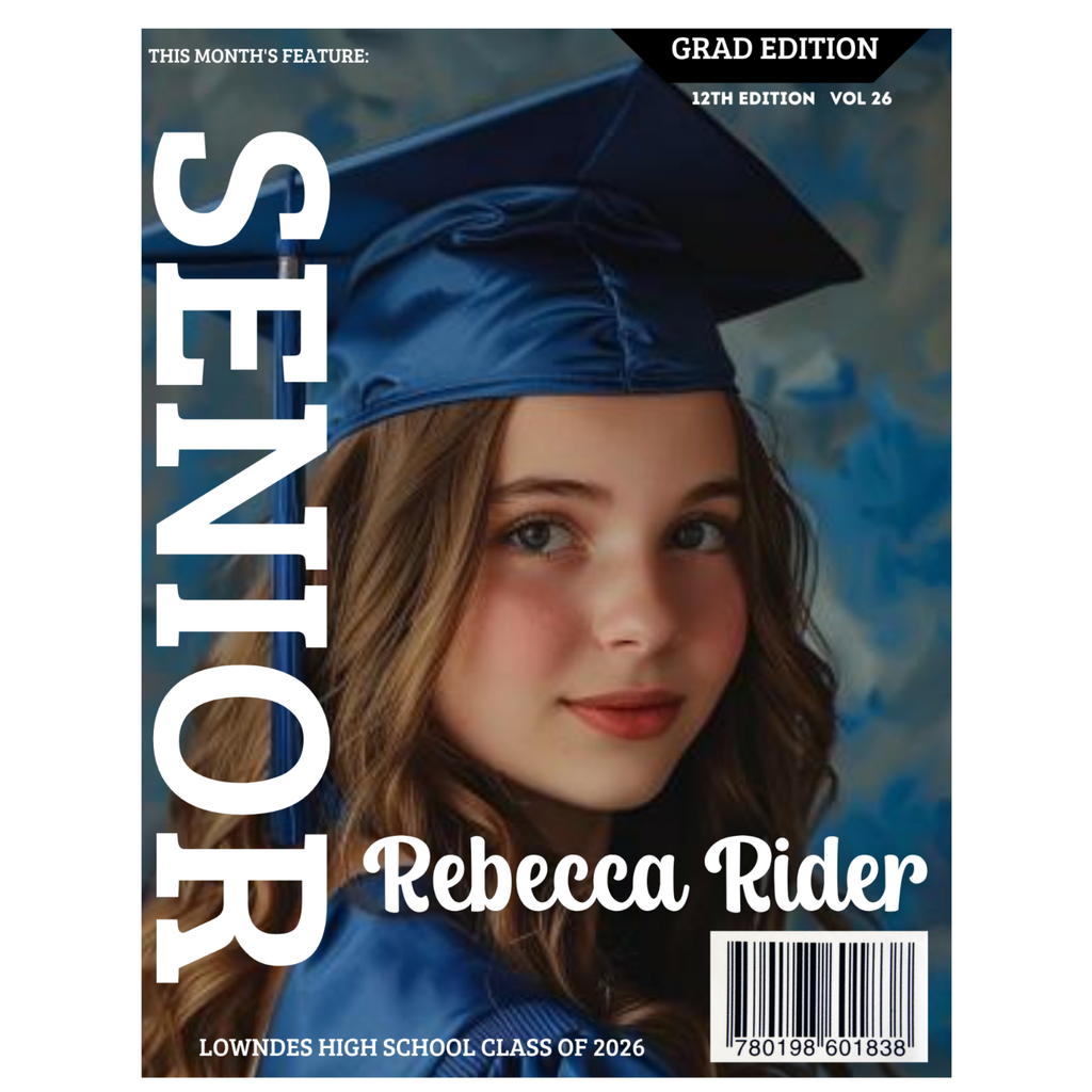 Senior Graduating Magazine Covers w/Photo Frames Bundle - 29 Designs