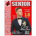 Graduation Invitation Magazine Cover Bundle - 6 Designs