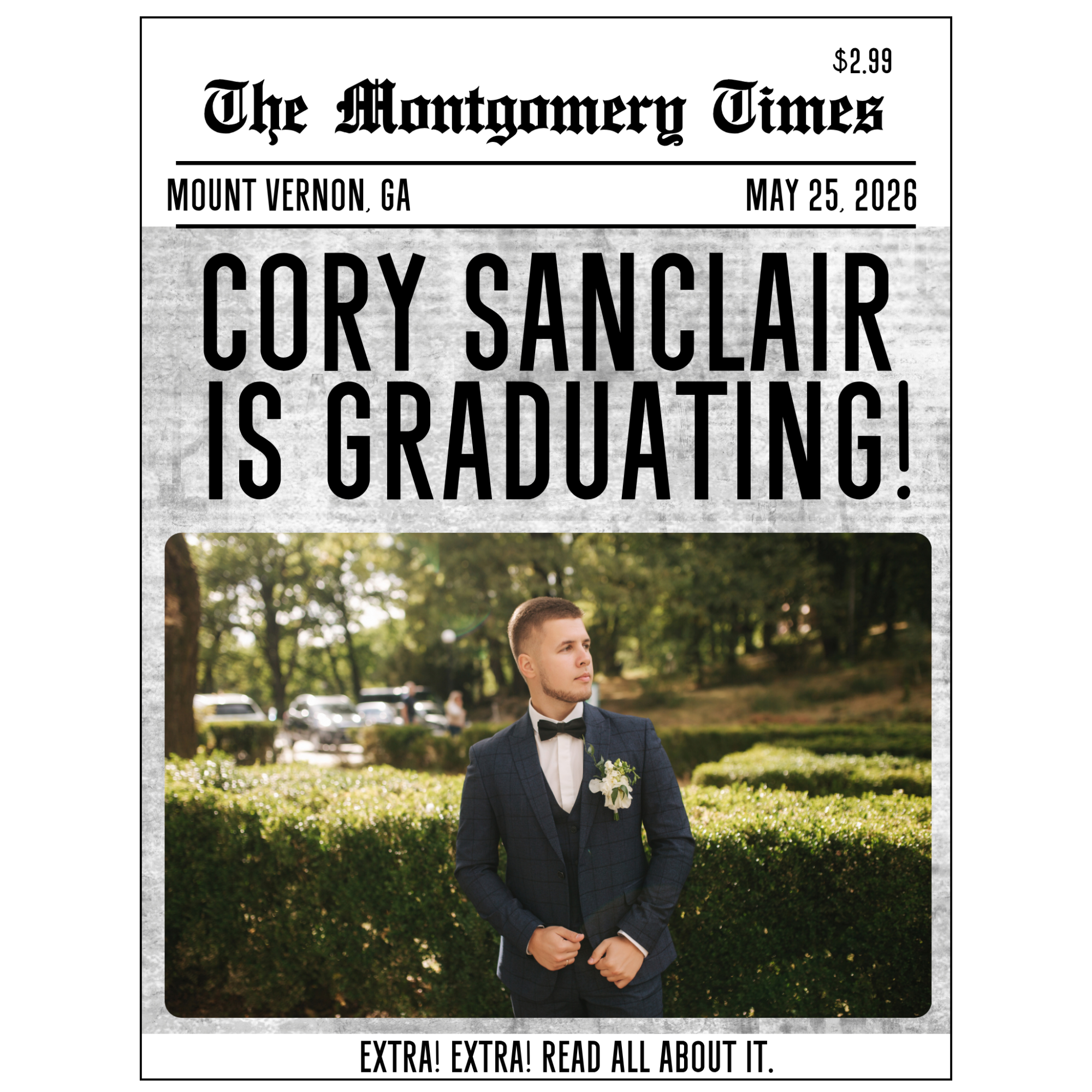 Someone Special Graduating Newsletter Template Bundle - 35 Designs