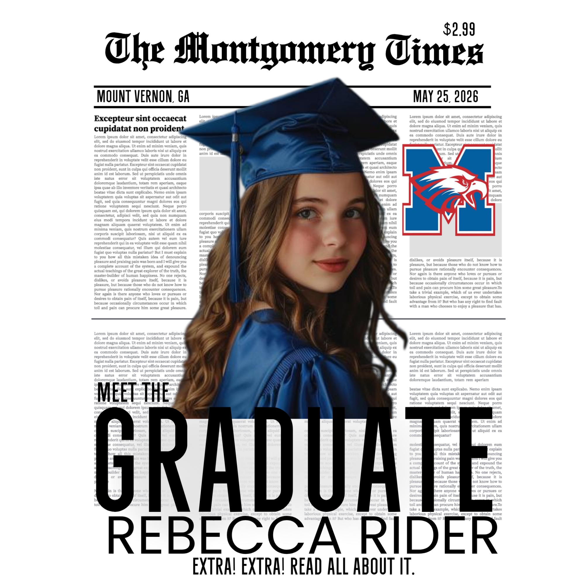 Someone Special Graduating Newsletter Template Bundle - 35 Designs